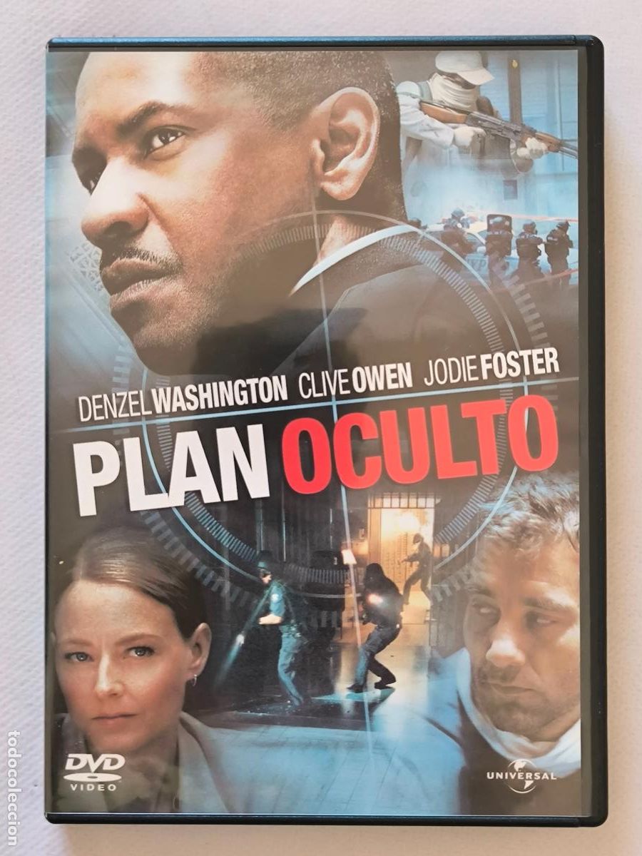 Cinema: DVD PLAN OCULTO - DENZEL WASHINGTON (319)