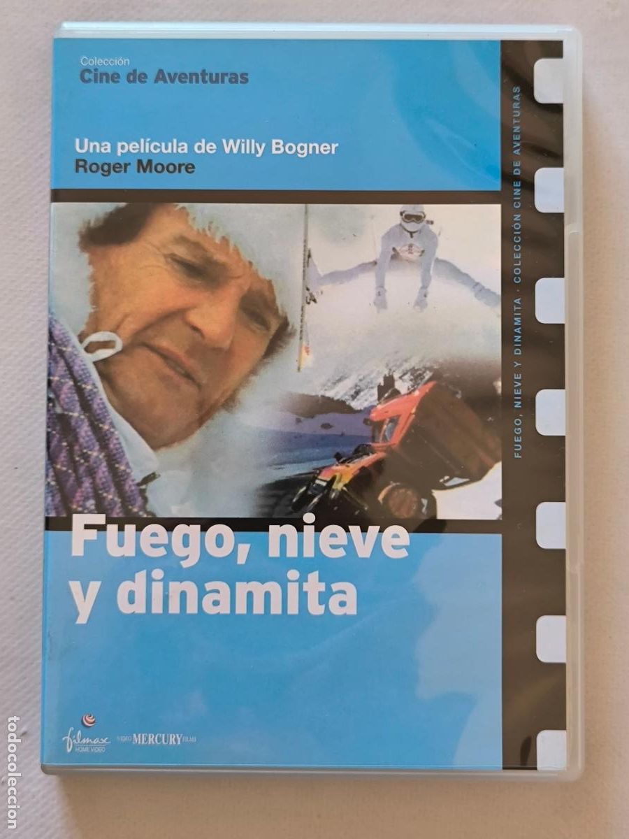 Cin&eacute;ma: DVD FUEGO, NIEVE Y DINAMITA - ROGER MOORE (319)