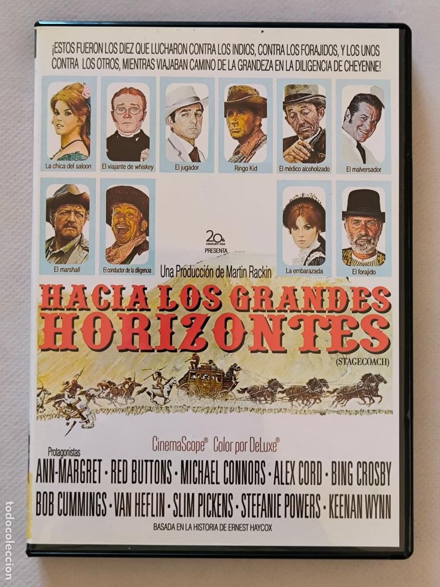 Cinema: DVD HACIA LOS GRANDES HORIZONTES - ANN MARGRET, RED BUTTONS (6Bw)