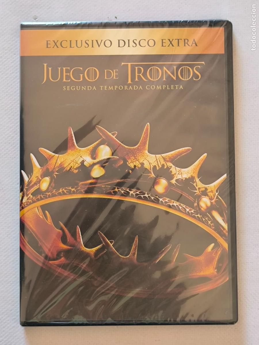 Cinema: DVD JUEGO DE TRONOS DISCO DE EXTRA DE LA SEGUNDA TEMPORADA COMPLETA - CAJA SLIM - NUEVO (6C)