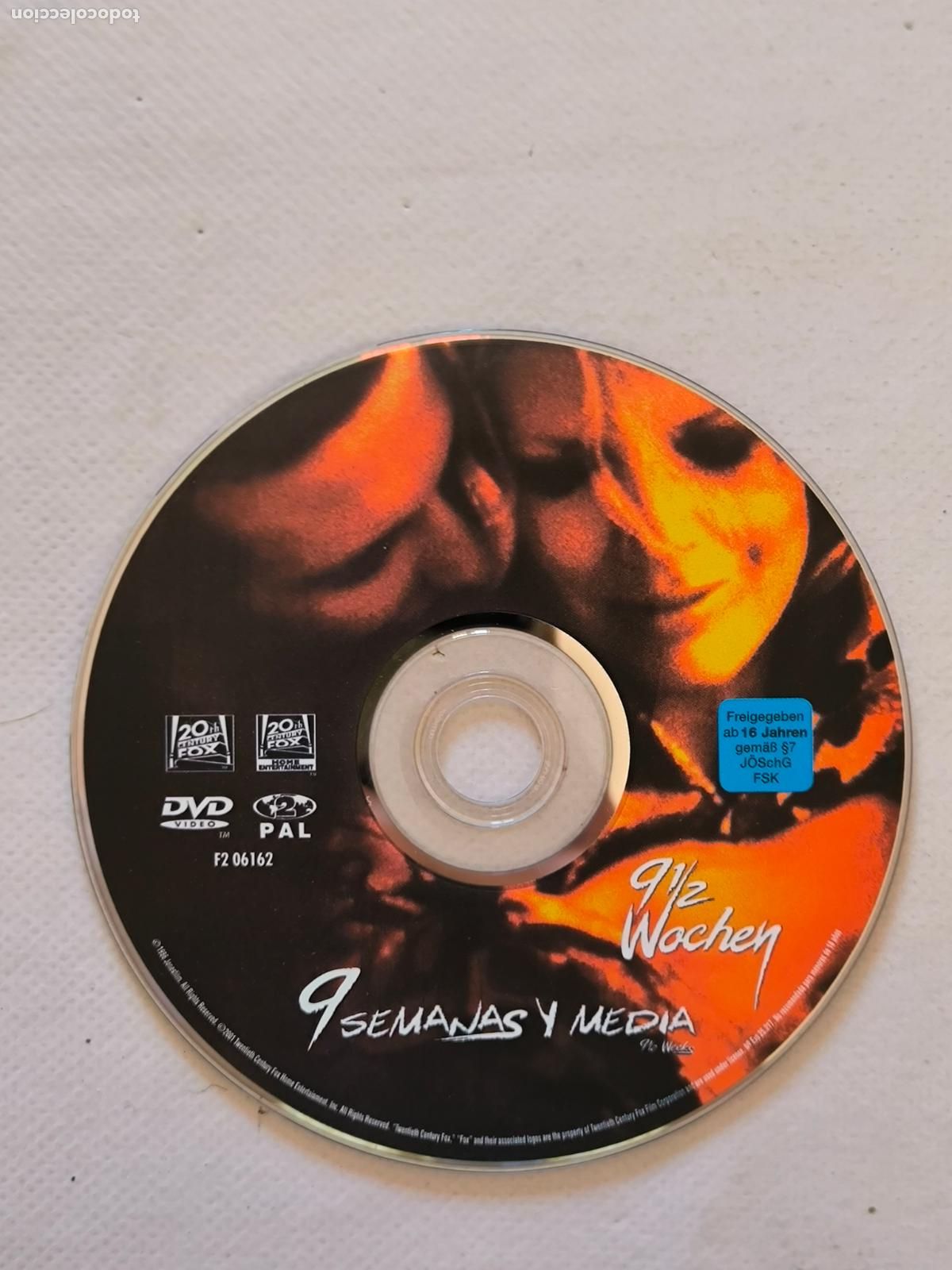 Cin&eacute;ma: DVD 9 SEMANAS Y MEDIA - SOLO DISCO - SIN CAJA NI CARATULA (018A)
