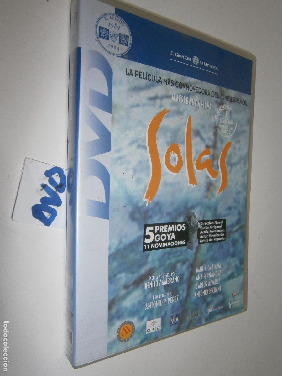 Cinema: ANTIGUA PELICULA DVD - SOLAS