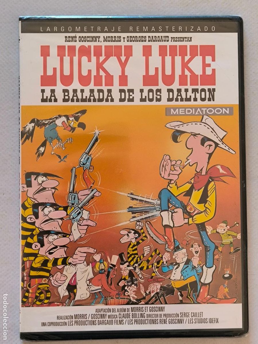 Cinema: DVD LUCKY LUKE - LA BALADA DE LOS DALTON - CAJA SLIM - NUEVO, PRECINTADO (6C)