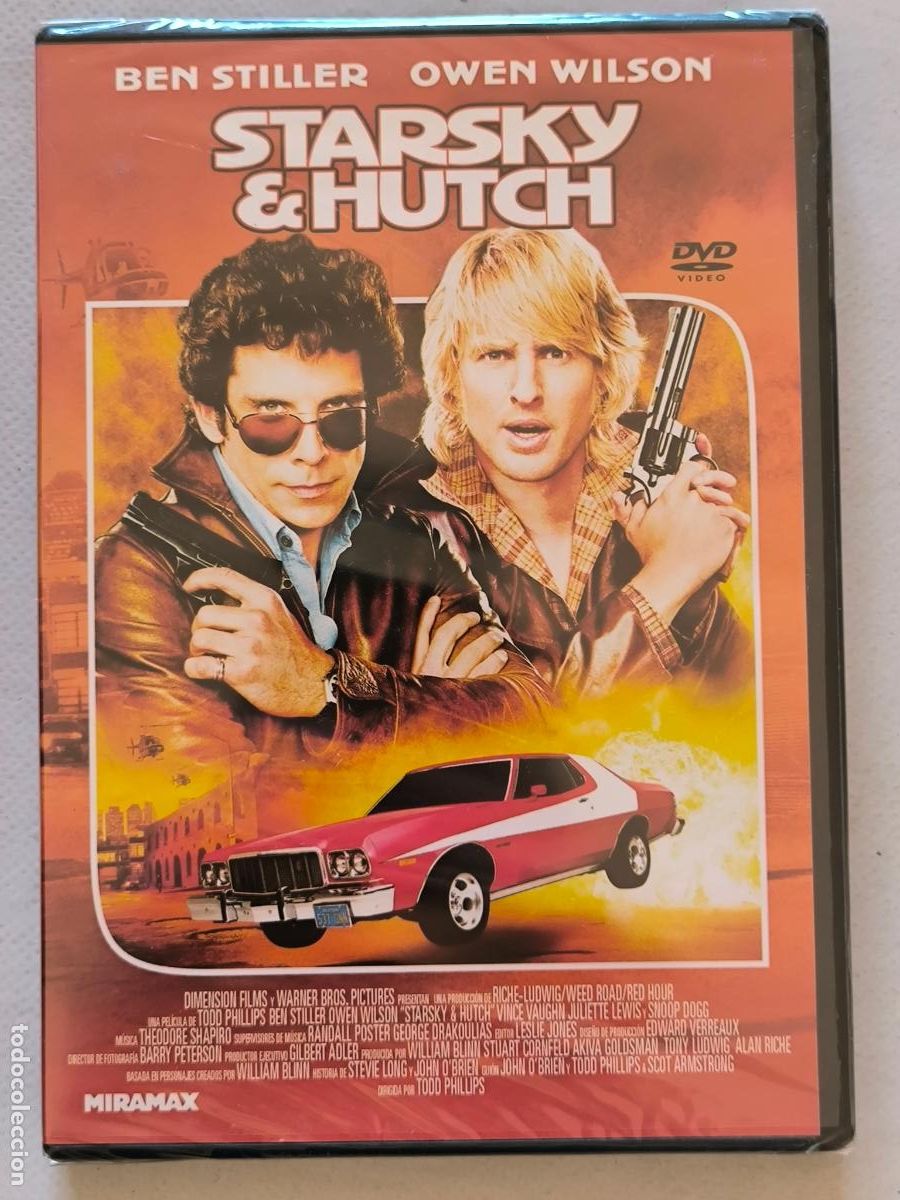 Cine: DVD STARSKY & HUTCH - BEN STILLER - NUEVO, PRECINTADO (6D)