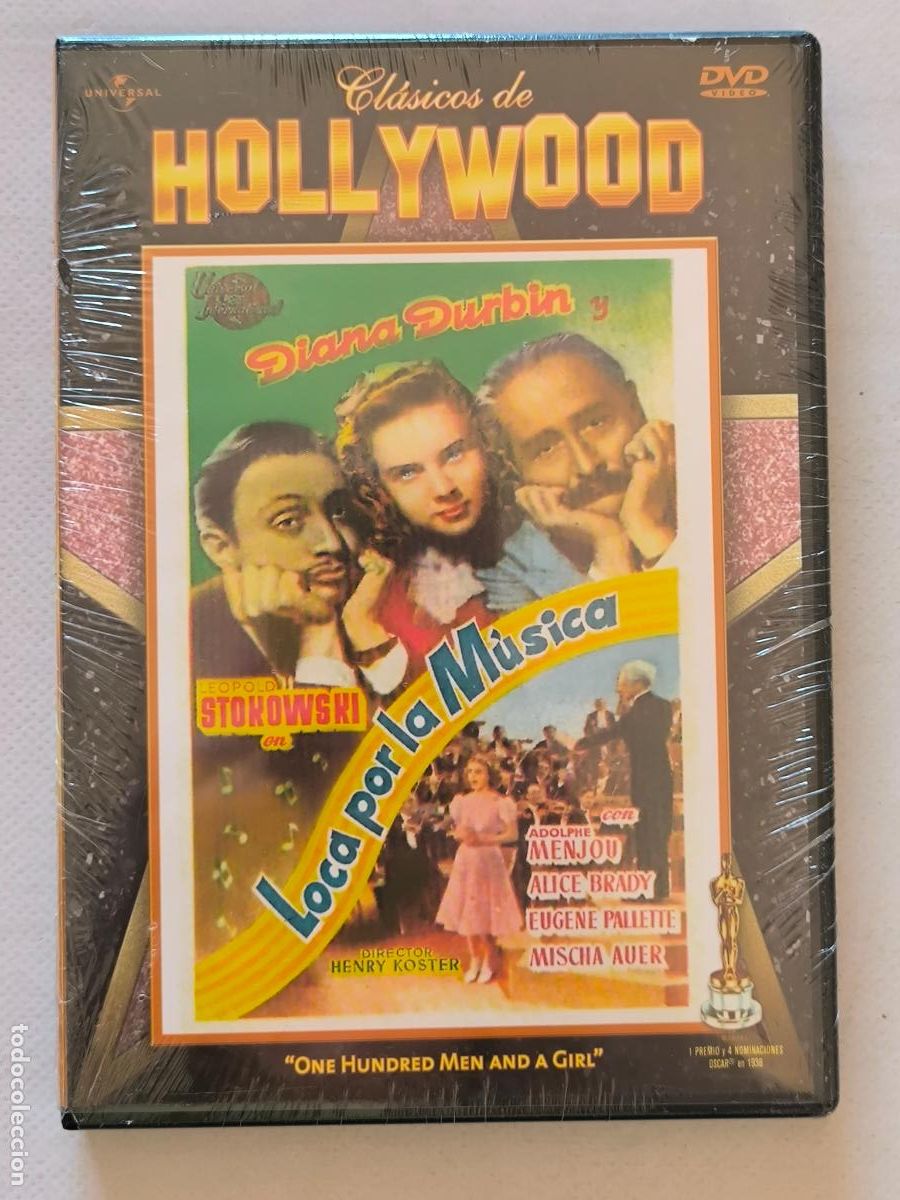 Kino: DVD LOCA POR LA MUSICA - DEANNA DURBIN - NUEVO, PRECINTADO (6E)