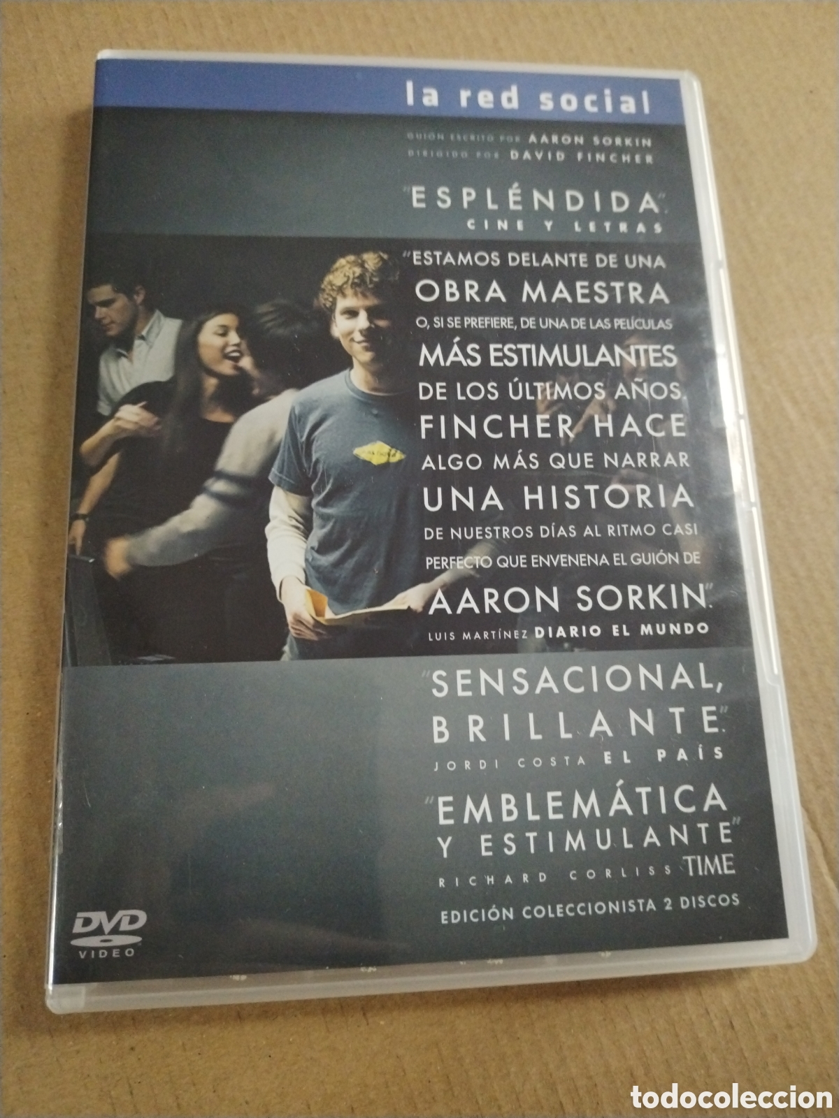 Cinema: LA RED SOCIAL DAVID FINCHER. DVD Dos Discos.
