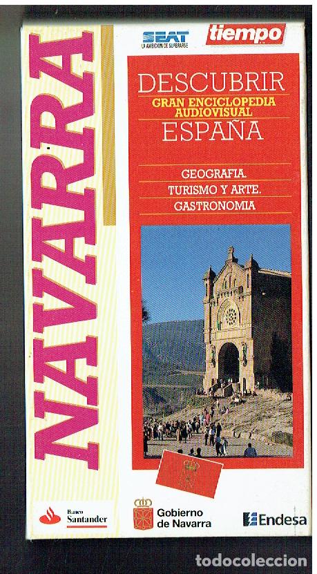Cine: DESCUBRIR ESPA&Ntilde;A. GRAN ENCICLOPEDIA AUDIOVISUAL. NAVARRA. VHS.(DVD/&Ntilde;)G.