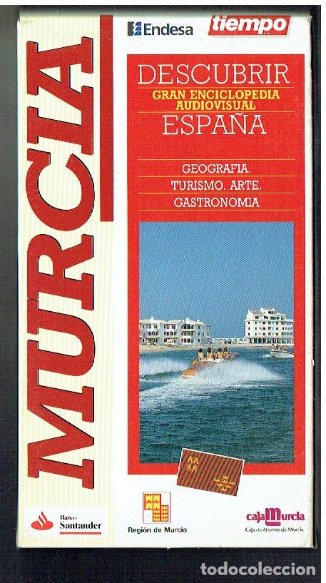 Cine: DESCUBRIR ESPA&Ntilde;A. GRAN ENCICLOPEDIA AUDIOVISUAL. MURCIA. VHS.(DVD/&Ntilde;)G.