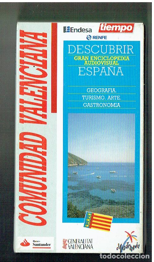 Cine: DESCUBRIR ESPA&Ntilde;A. GRAN ENCICLOPEDIA AUDIOVISUAL. COMUNIDAD VALENCIANA. VHS.(DVD/&Ntilde;)G.