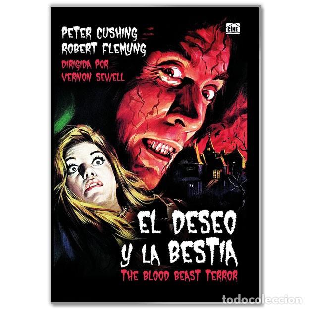 Cine: EL DESEO Y LA BESTIA DVD (Terror, Vampiros, Peter Cushing)