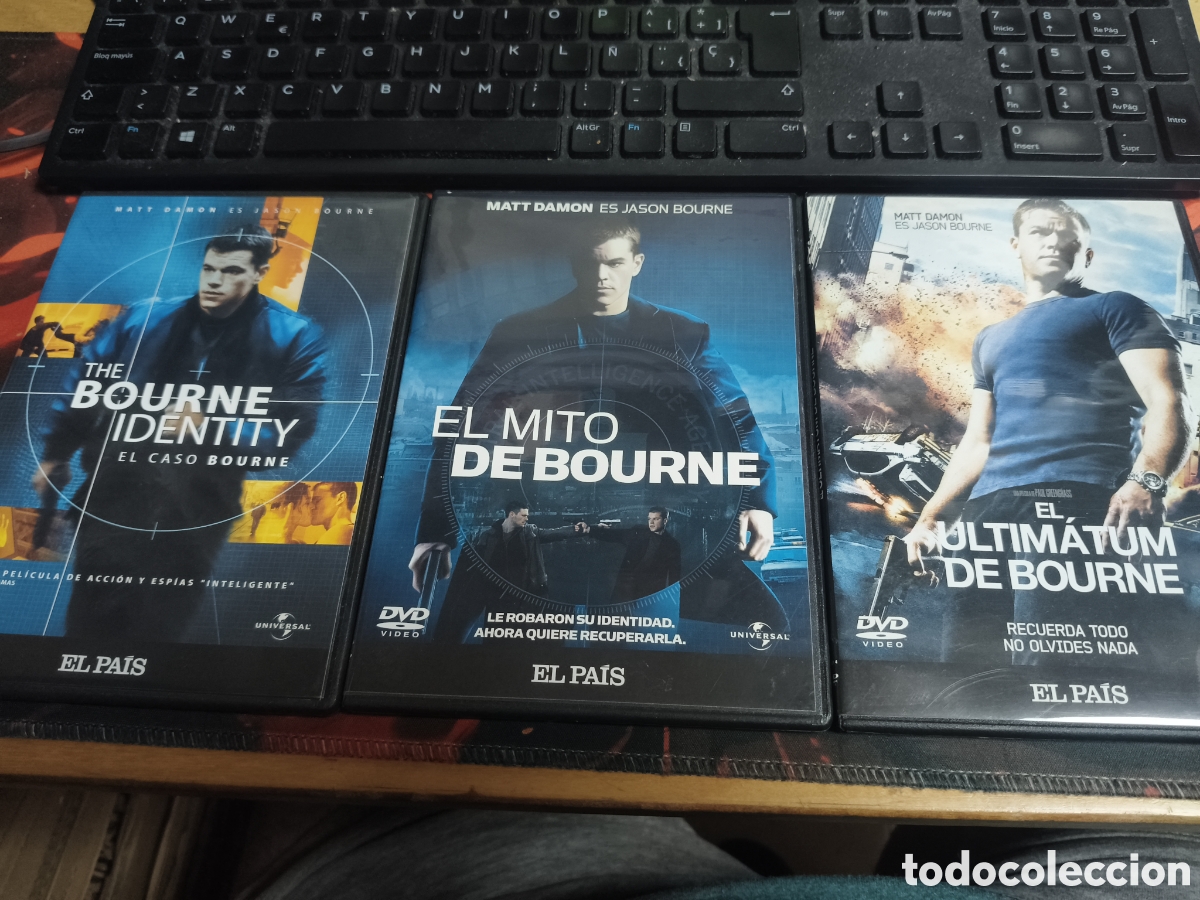 Cine: Trilog&iacute;a el caso de bourne DVD Slim - 1000