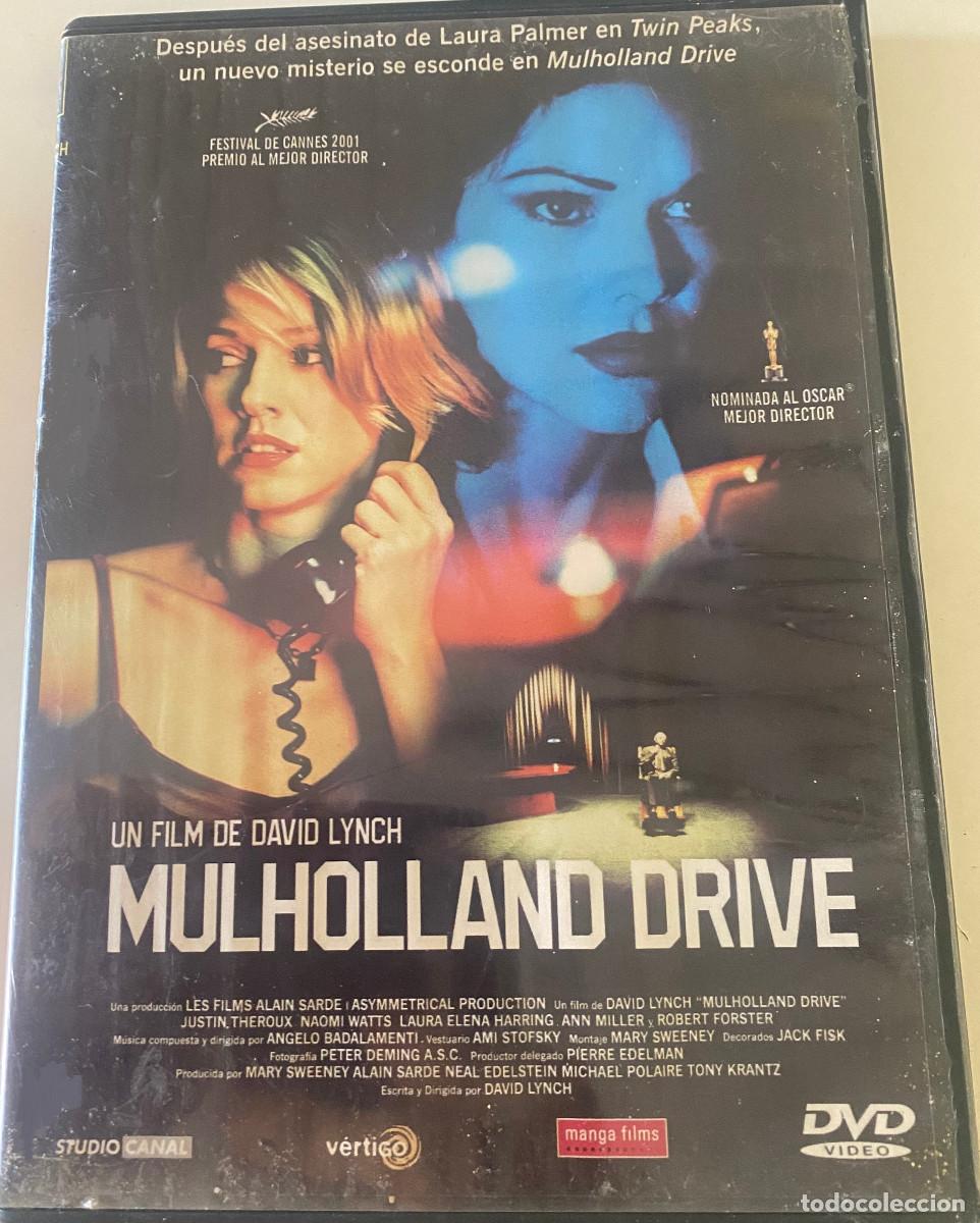 Cine: 'Mulholland Drive' de David Lynch. Thriller. Pel&iacute;cula de culto. 2001. Manga Films Video. Buen estado