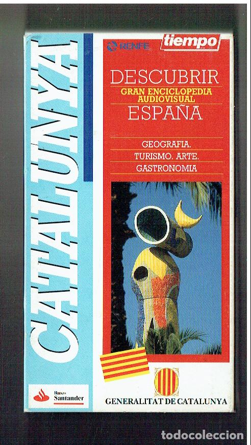 Cine: DESCUBRIR ESPA&Ntilde;A. GRAN ENCICLOPEDIA AUDIOVISUAL. CATALUNYA. VHS.(DVD/&Ntilde;)G.