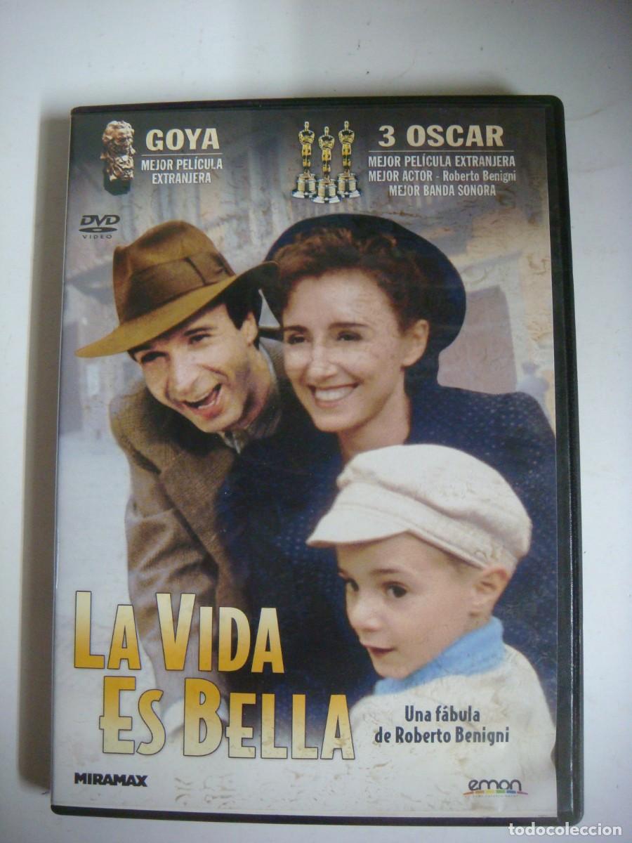 Cine: D.V.D. DE LA VIDA ES BELLA DE ROBERTO BENIGNI-(G)-CAJ-N&ordm;-9
