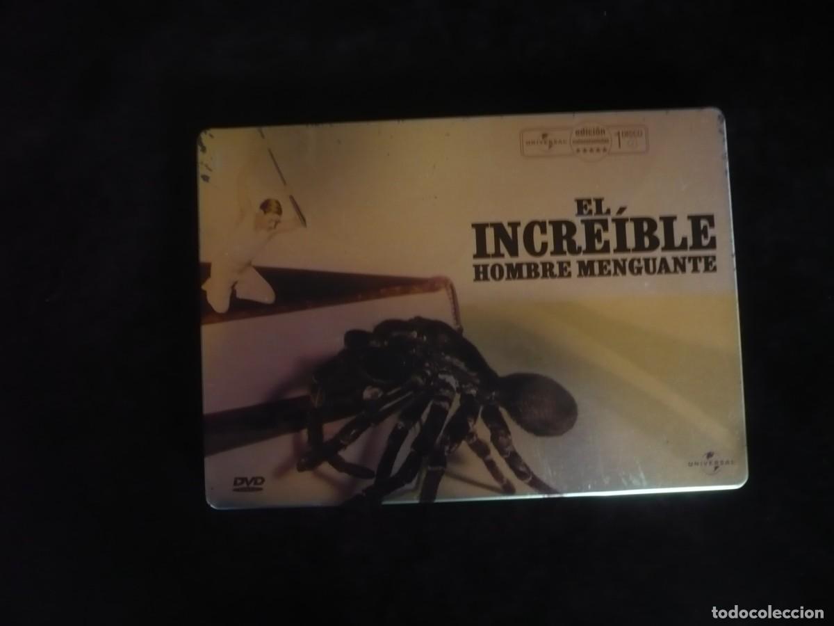 Cine: el increible hombre menguante - edicion coleccionista caja metalica - dvd como nuevo con librito