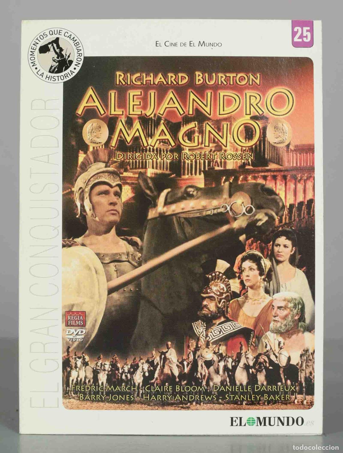 Cinema: DVD. Alejandro el Magno - Robert Rossen, Richard Burton, Fredric March, Claire Bloom, Danielle Darr