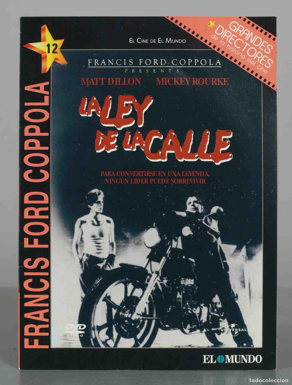 Cinema: DVD. La ley de la calle - Francis Ford Coppola, Matt Dillon, Mickey Rourke