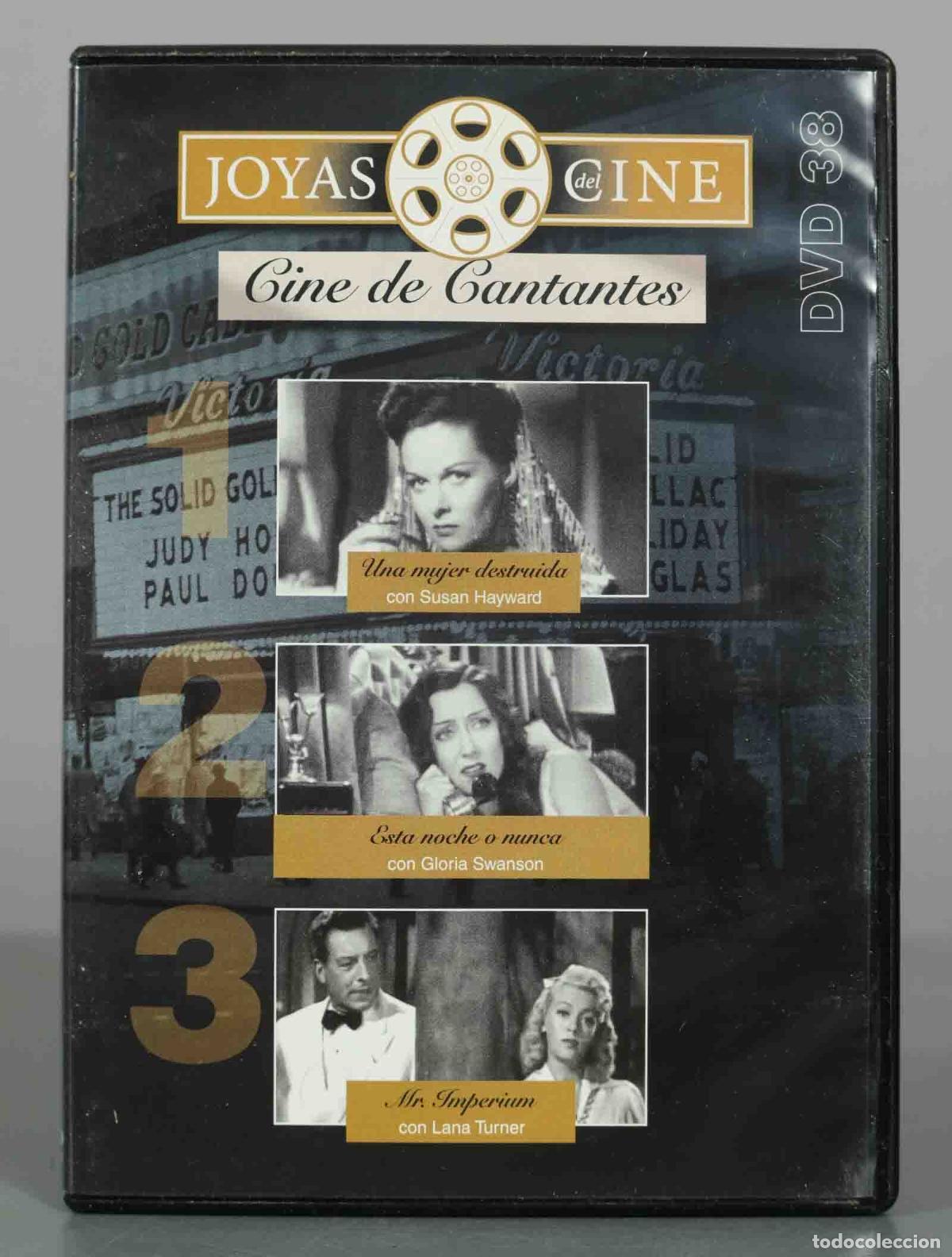 Cine: DVD. Joyas del Cine 38 - Cine de Cantantes - Una mujer destruida, Esta noche o nunca, Mr. Imperium