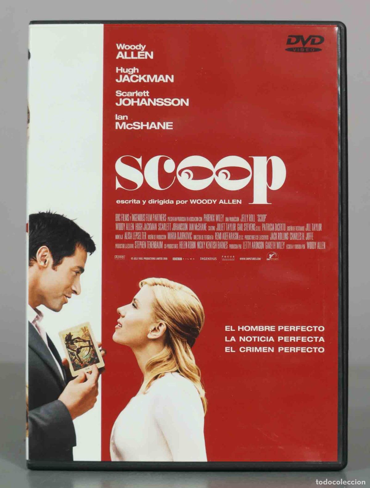Cine: DVD. Scoop - Woody Allen, Hugh Jackman, Scarlett Johansson, Ian McShane