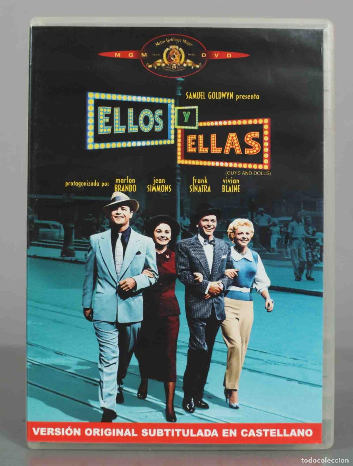 Cine: DVD. Ellos y ellas - Joseph L. Mankiewicz, Marlon Brando, Jean Simmons, Frank Sinatra, Vivian Blain