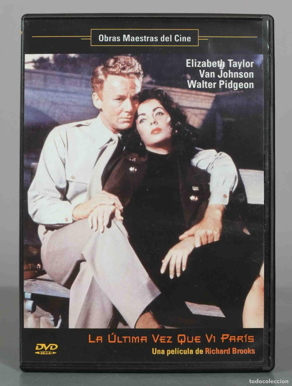 Cine: DVD. La &uacute;ltima vez que vi Par&iacute;s - Richard Brooks, Elizabeth Taylor, Van Johnson, Walter Pidgeon