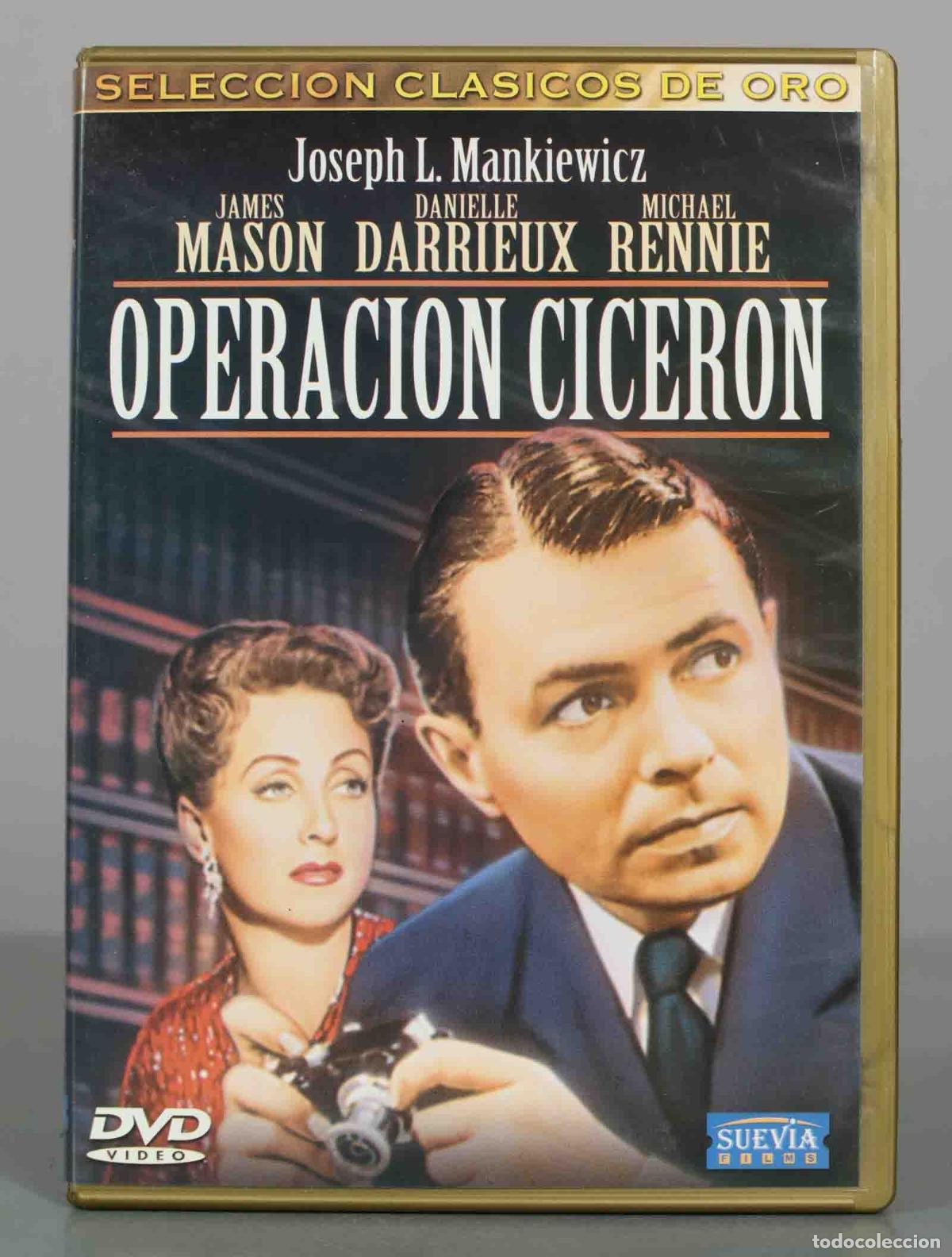 Cine: DVD. Operaci&oacute;n Cicer&oacute;n - Joseph L. Mankiewicz, James Mason, Danielle Darrieux