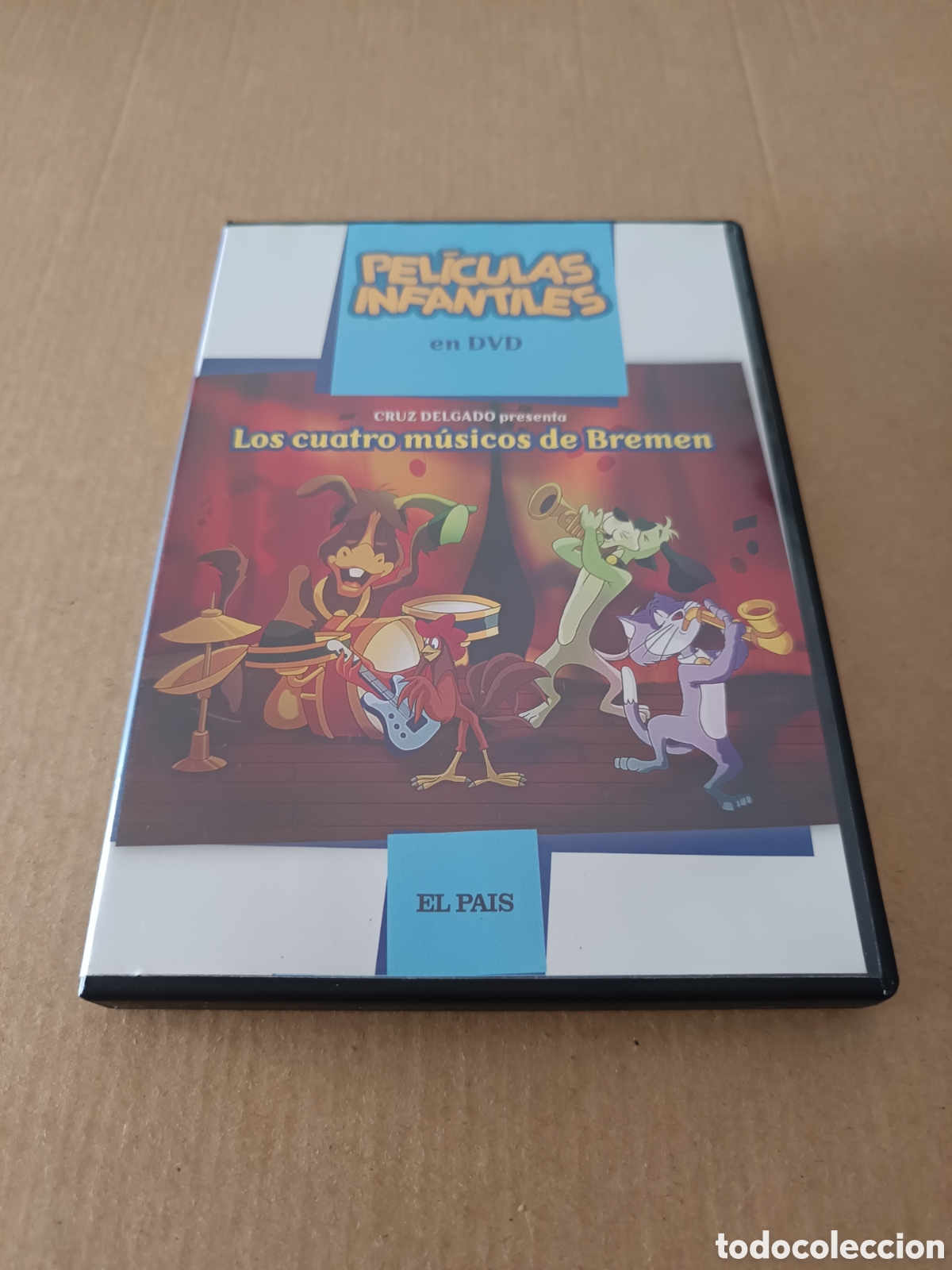 Cine: DVD Los Cuatro M&uacute;sicos de Bremen (Cruz Delgado/Suevia). Pel&iacute;culas Infantiles El Pa&iacute;s. Trotam&uacute;sicos.