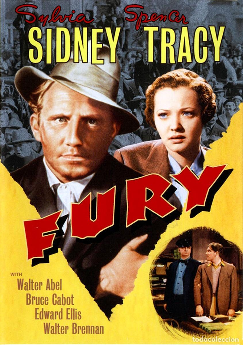 Cine: Furia. (Fury, 1936) Dir. Fritz Lang. Spencer Tracy, Sylvia Sidney, Walter Abel. DVD.
