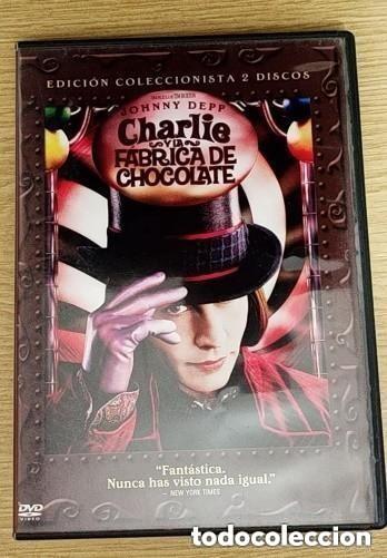 Cine: DVD - CHARLIE Y LA F&Aacute;BRICA DE CHOCOLATE - Johnny Depp --- DOBLE DVD