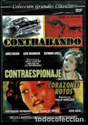 Cine: Colecci&oacute;n Grandes Cl&aacute;sicos - Contrabando, Contraespionaje , Corazones Rotos DVD Nuevo Precintado