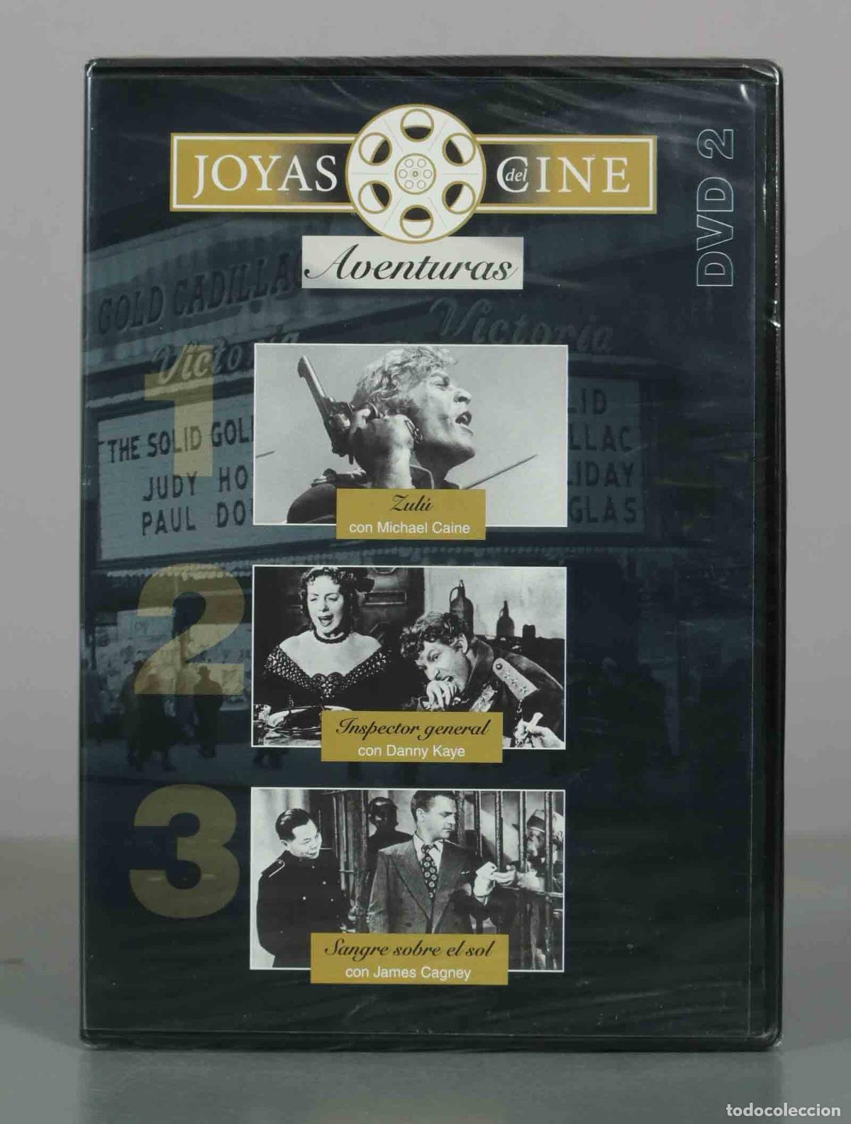 Cinema: DVD. Joyas del Cine Aventuras 2: Zul&uacute;, El Inspector General, Sangre sobre el Sol - PRECINTADO