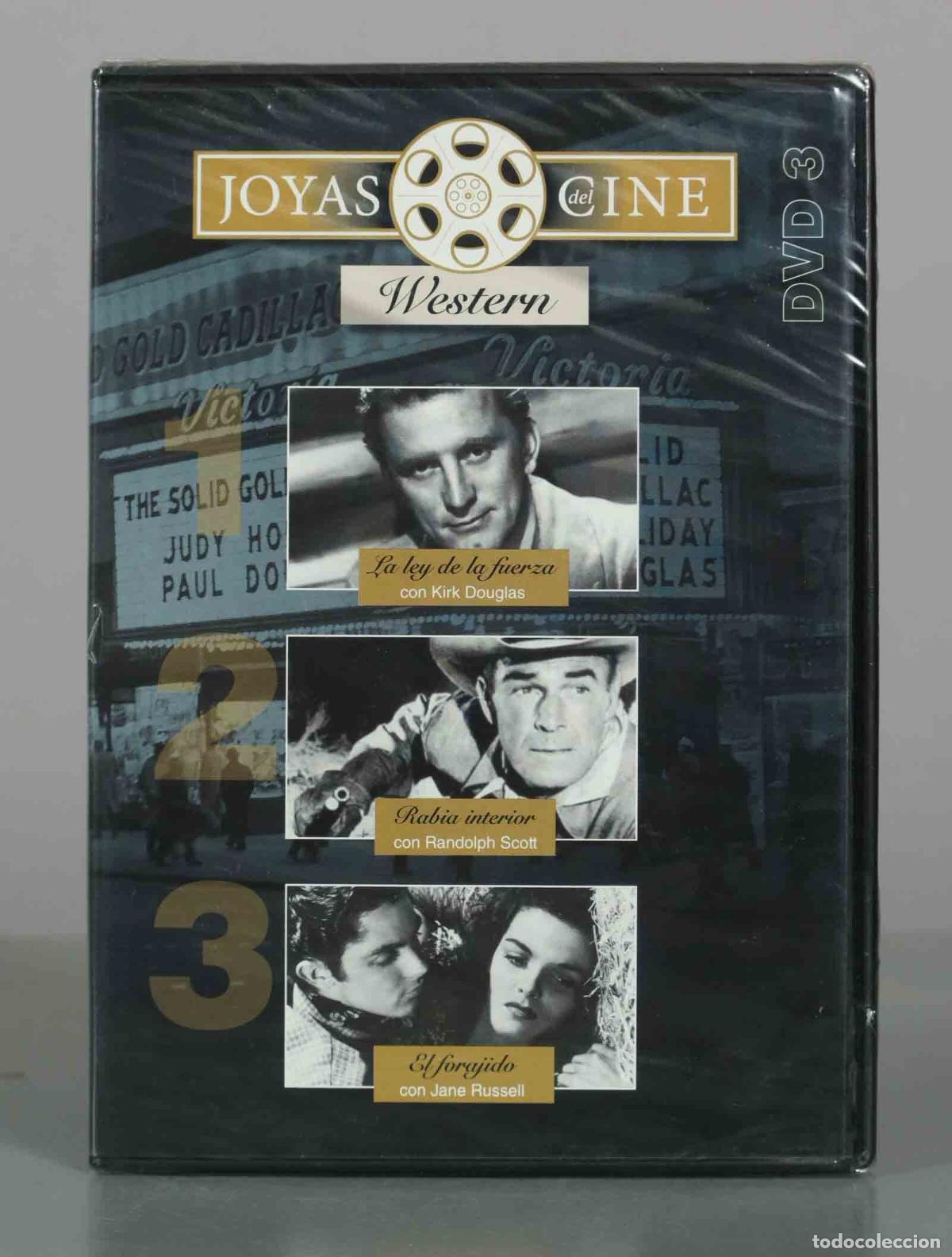 Cinema: DVD. Joyas del Cine - Western Vol. 3: La ley de la fuerza, Rabia interior, El forajido - PRECINTADO