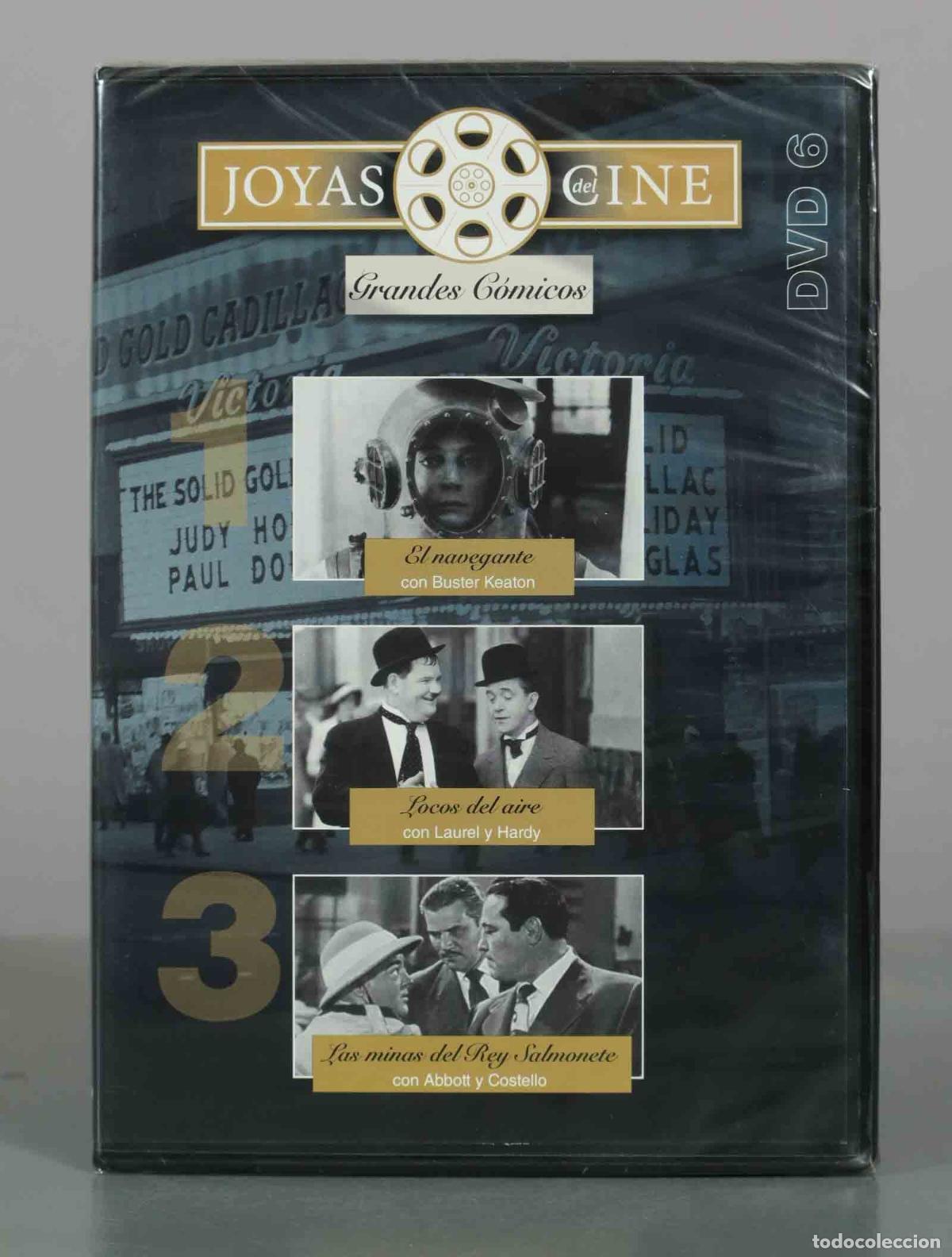 Cinema: DVD. Joyas del Cine: Grandes C&oacute;micos - Buster Keaton, Laurel y Hardy, Abbott y Costello PRECINTADO