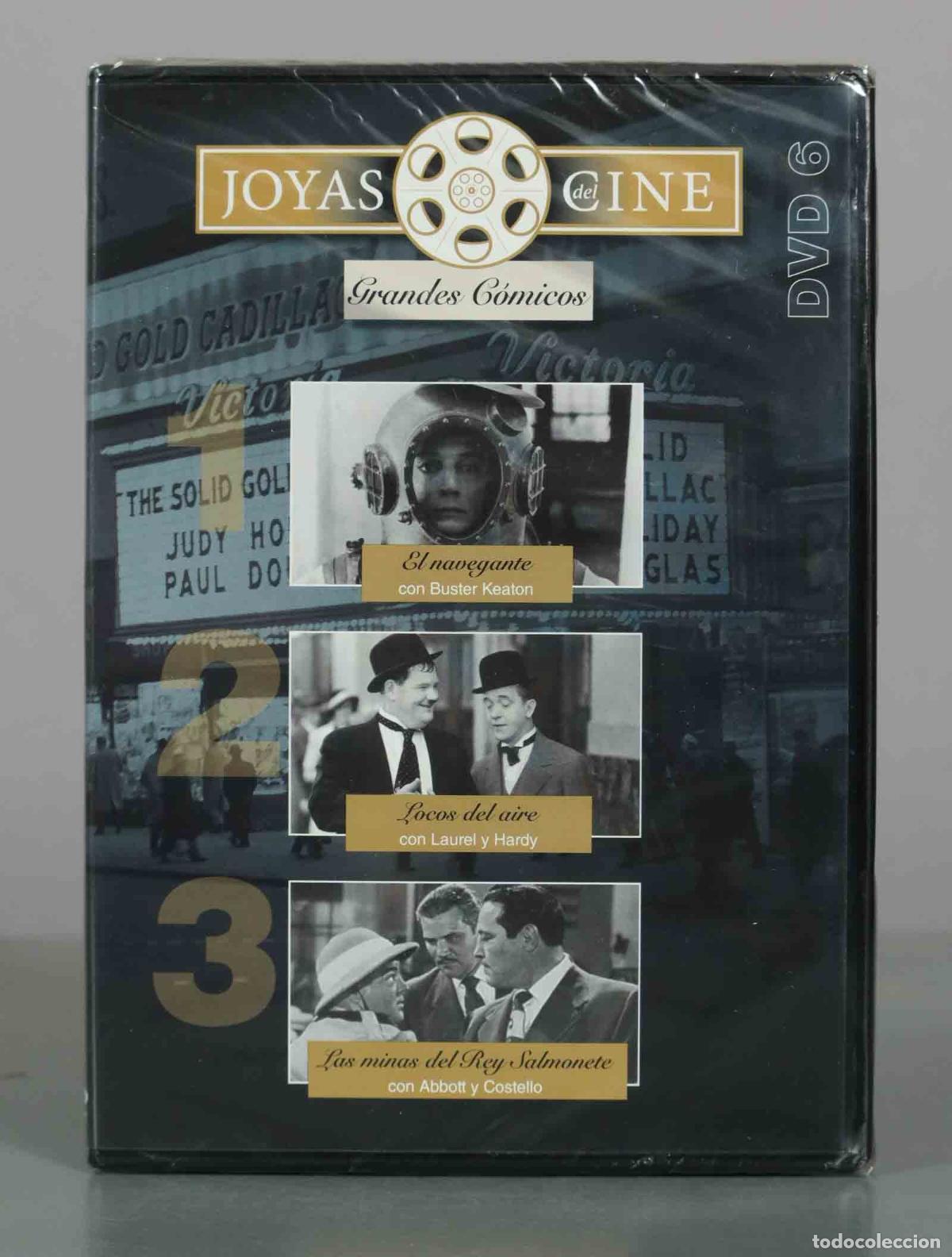 Cinema: DVD. C&oacute;micos Vol. 6 - El navegante, Locos del aire, Las minas del Rey Salmo PRECINTADO