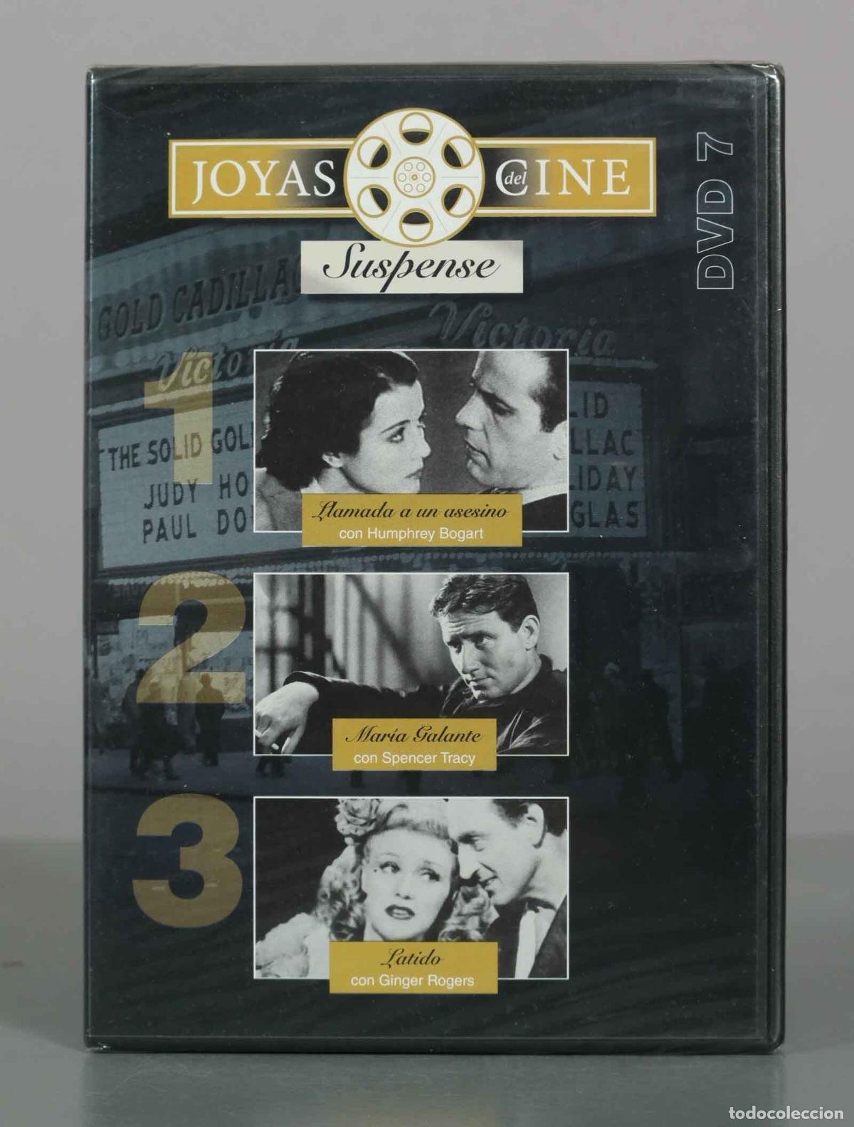 Cinema: DVD. Joyas del Cine Suspense Vol 7 - Humphrey Bogart, Spencer Tracy, Ginger Rogers PRECINTADO