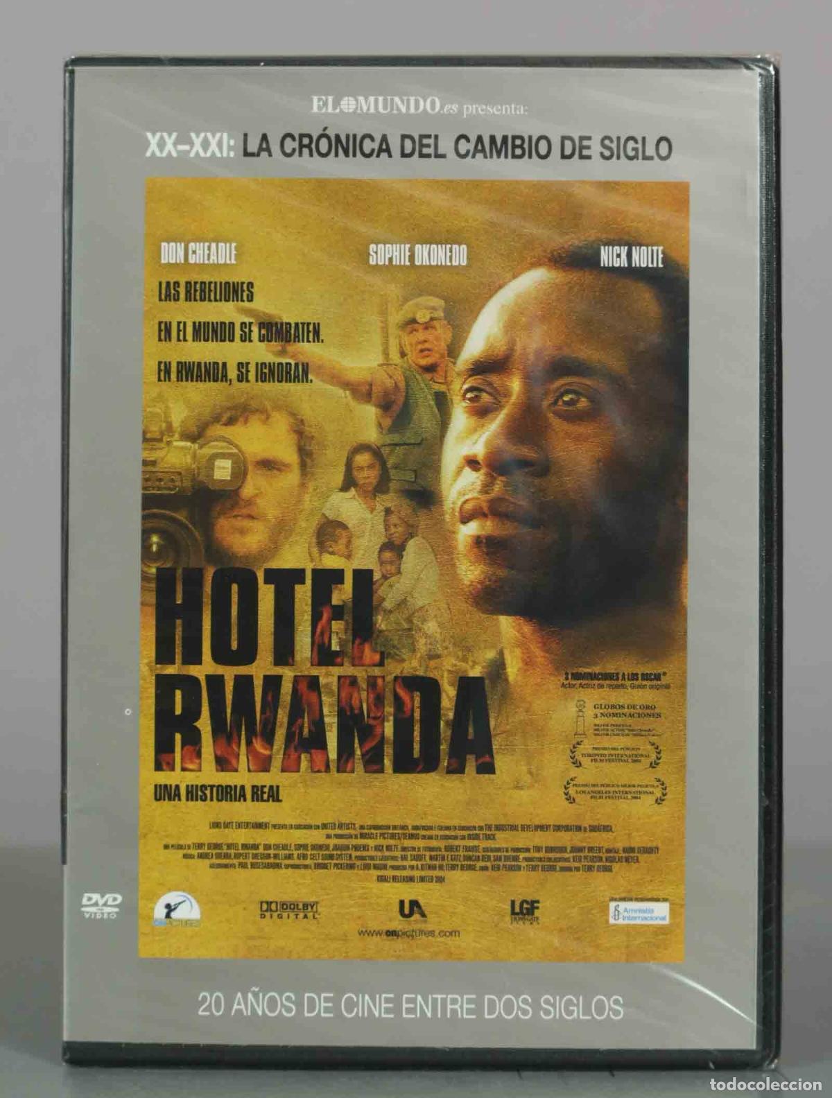 Cin&eacute;ma: DVD. Hotel Rwanda - Terry George, Don Cheadle, Sophie Okonedo, Nick Nolte PRECINTADO