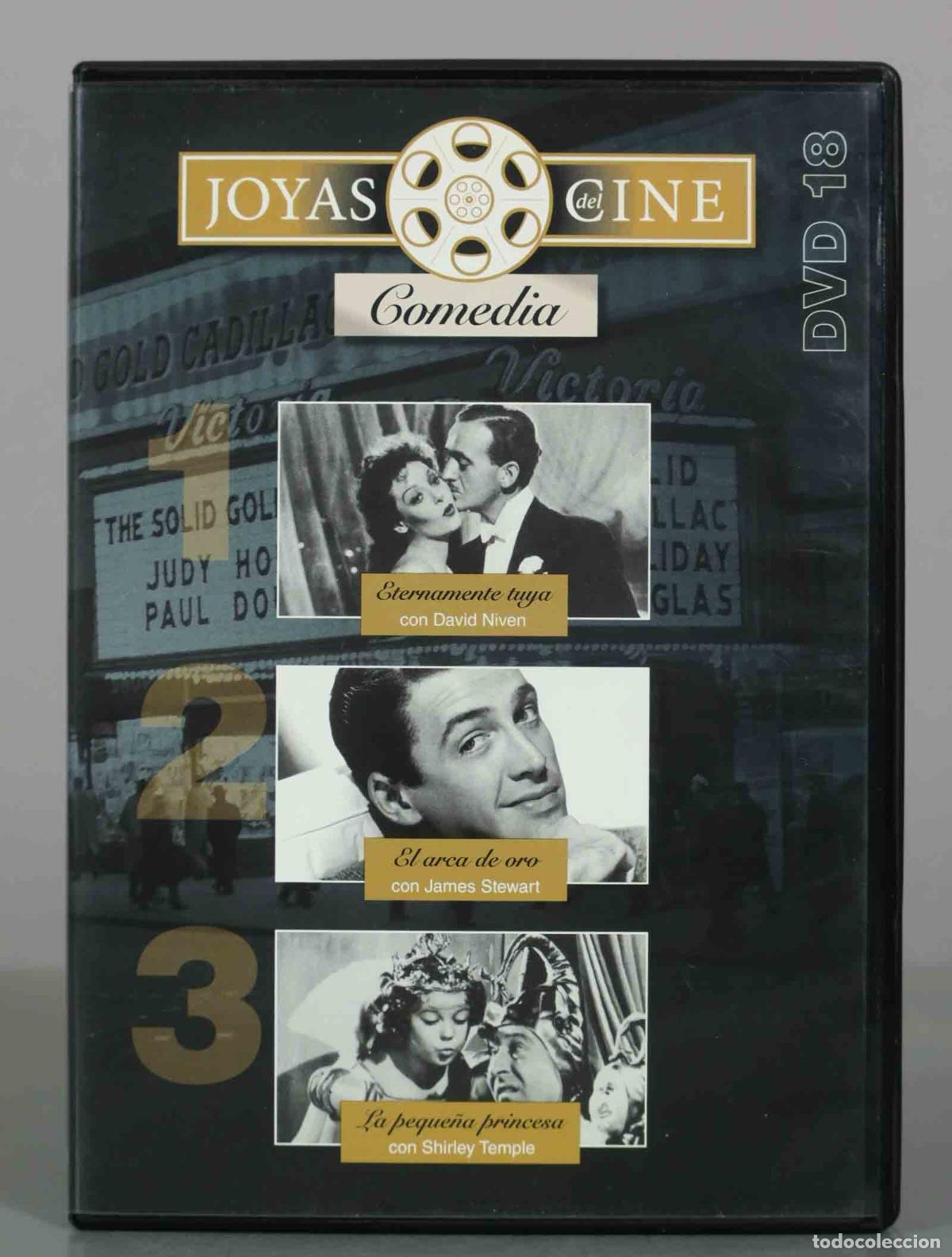 Cin&eacute;ma: DVD. Joyas del Cine Comedia: Eternamente tuya, El arca de oro, La peque&ntilde;a princesa - David Niven, J