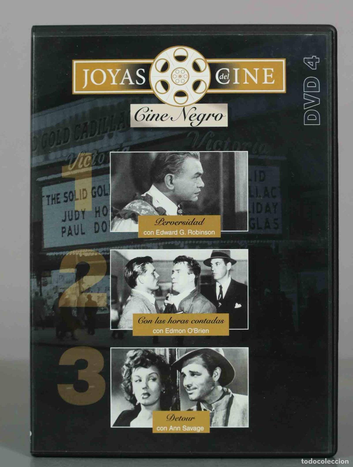 Cin&eacute;ma: DVD. Joyas del Cine Negro: Perversidad, Con las horas contadas, Detour - Edward G. Robinson, Edmon