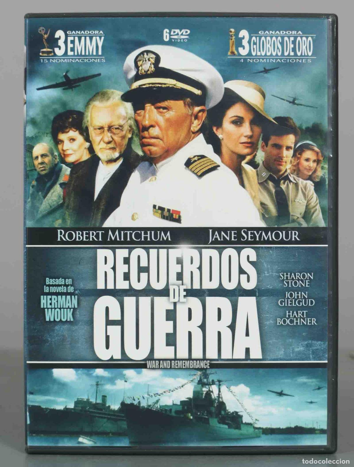 Cine: DVD. Recuerdos de guerra - Robert Mitchum, Jane Seymour, Sharon Stone, John Gielgud, Hart Bochner