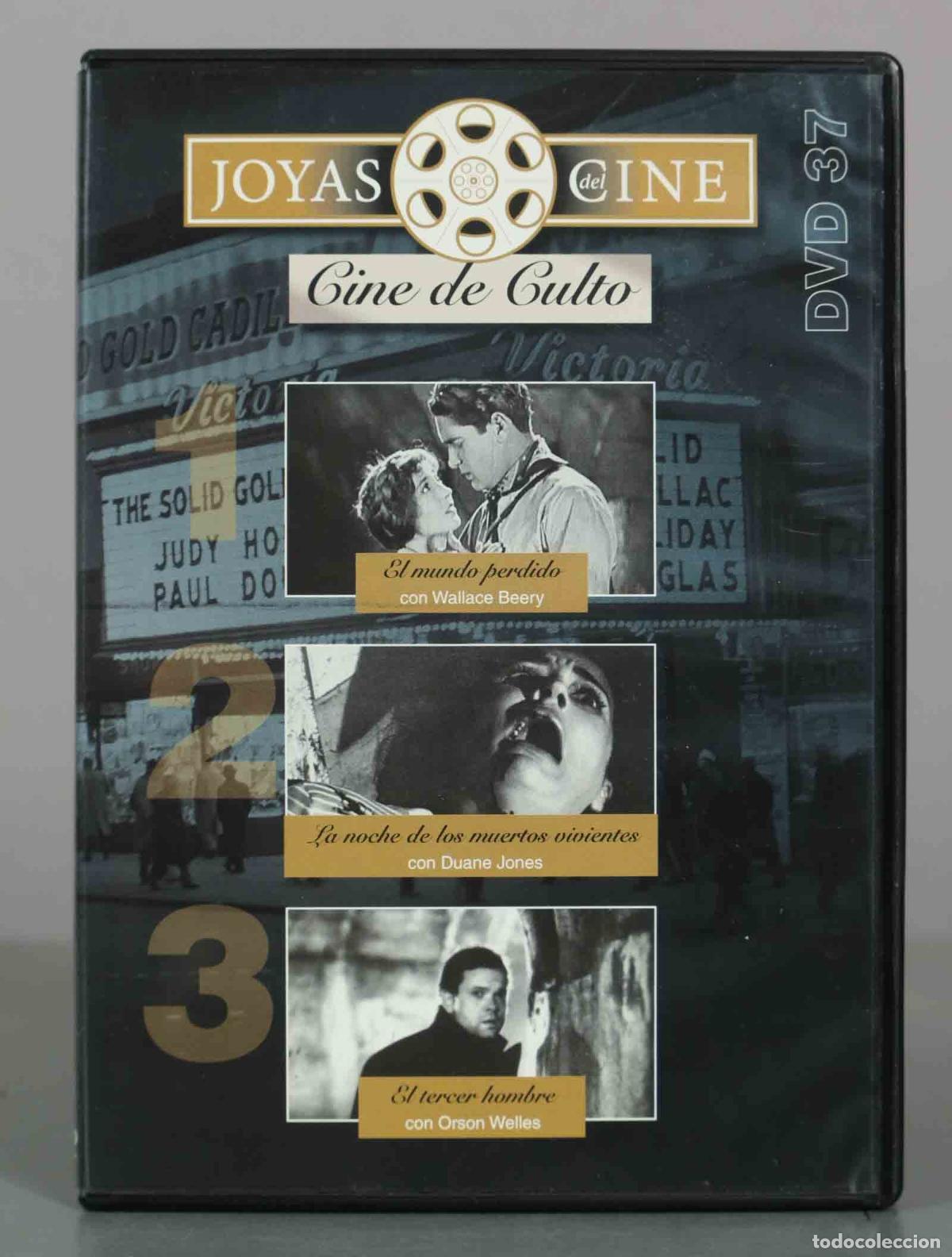 Cine: DVD. Joyas del Cine - Cine de Culto - El mundo perdido, La noche de los muertos vivientes, El terce