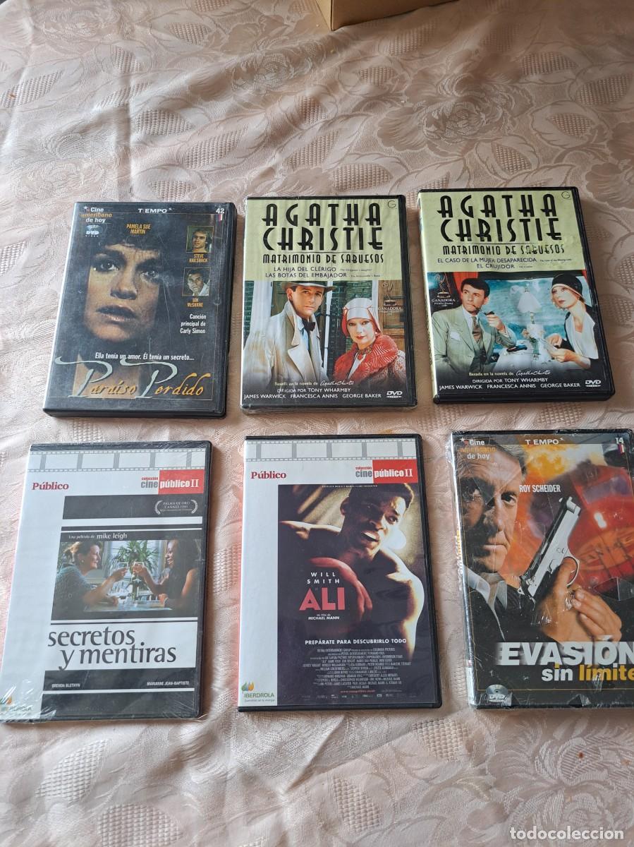Kino: Lote de 6 peliculas DVD Ali, pariso perdido, Evasi&oacute;n sin limite , y +