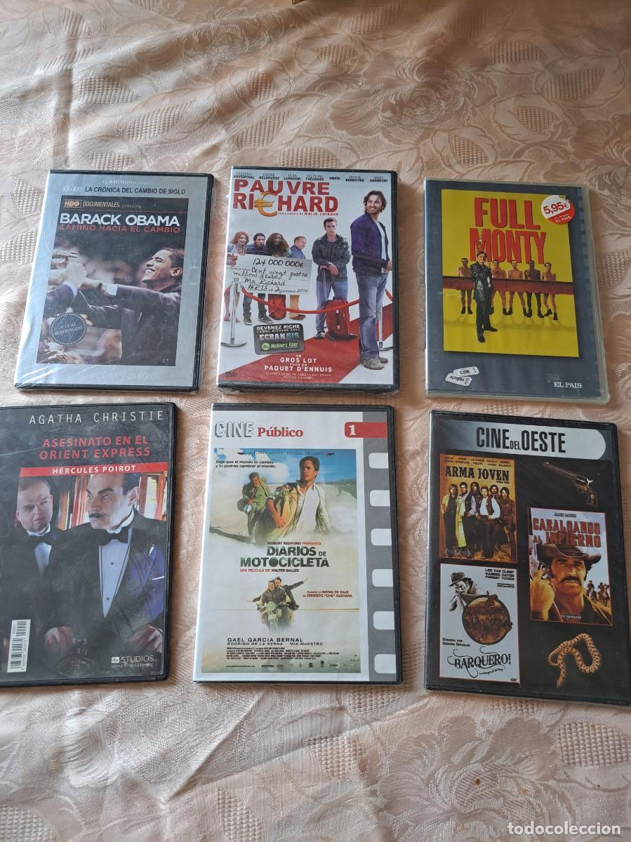Cinema: Lote de 6 peliculas DVD Diarios de motocicleta, Full Monty, cine del oeste , y +