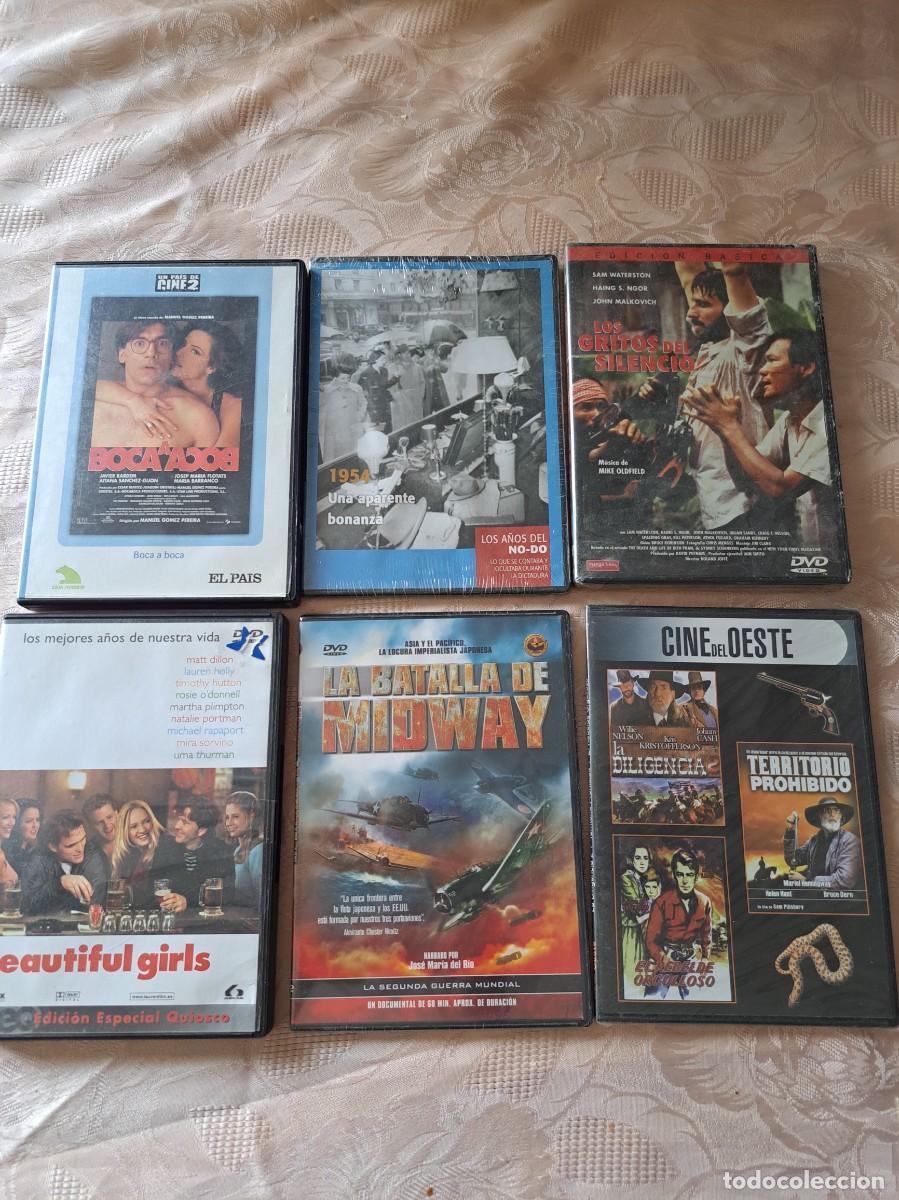 Kino: Lote de 6 peliculas DVD Boca a boca, Los gritos del silencio, La Batalla de Midwey y +