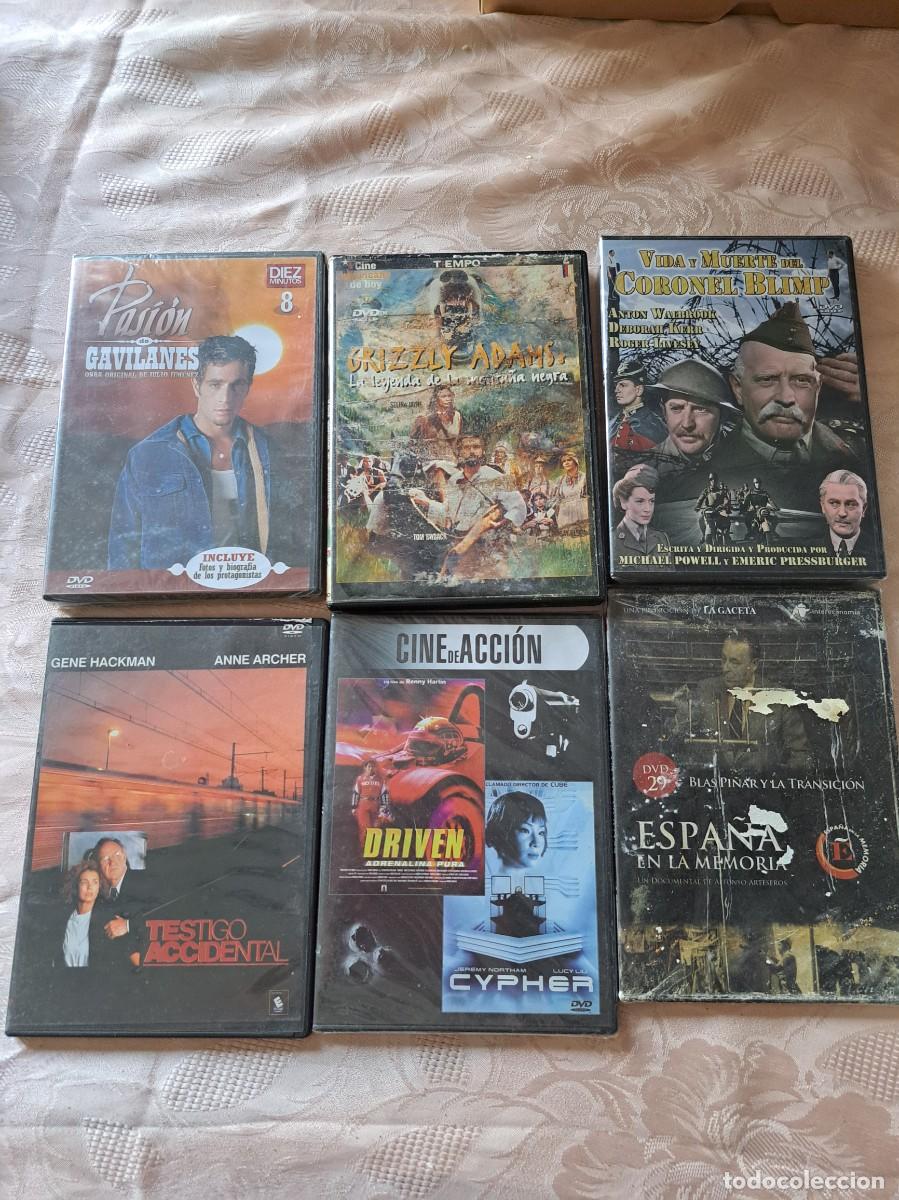 Cinema: Lote de 6 peliculas DVD Driven , Grizzly Adams, Vida y muerte del capit&aacute;n Blimp y +
