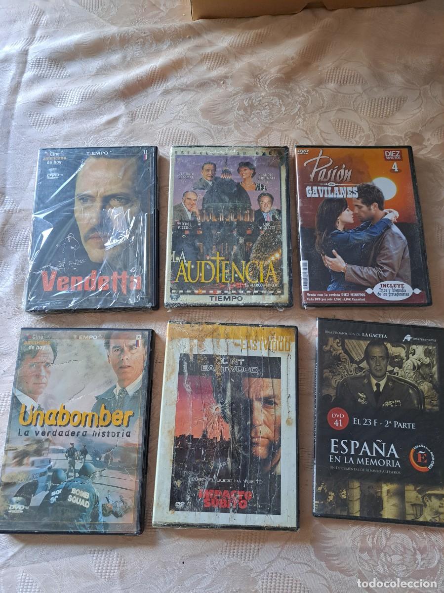 Cine: Lote de 6 peliculas DVD La audiencia, Una Bomber, Impacto subitoy +