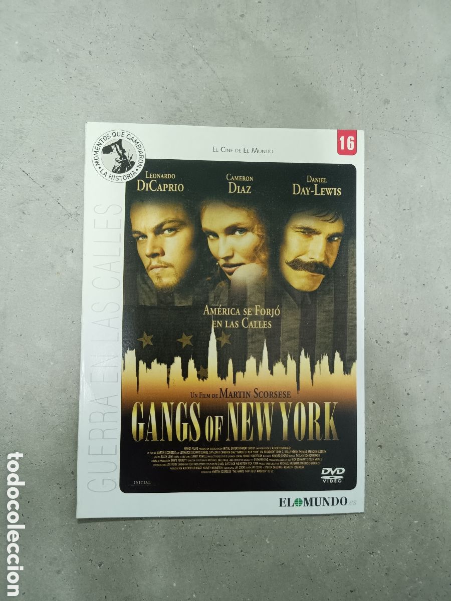 Cine: GANGS OF NEW YORK - EL CINE DE EL MUNDO N&ordm; 16 - DVD CART&Oacute;N