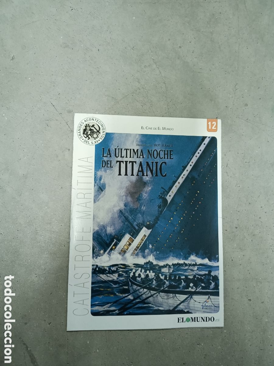 Cine: LA &Uacute;LTIMA NOCHE DEL TITANIC - EL CINE DE EL MUNDO N&ordm; 12 - DVD CART&Oacute;N