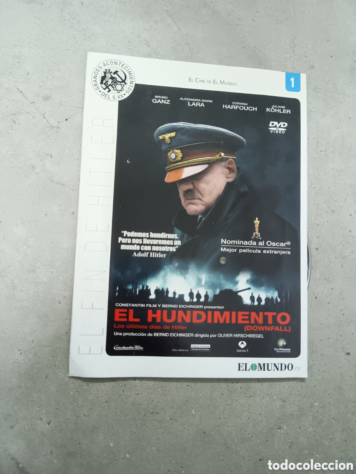 Cine: EL HUNDIMIENTO - EL CINE DE EL MUNDO N&ordm; 1 - DVD CART&Oacute;N
