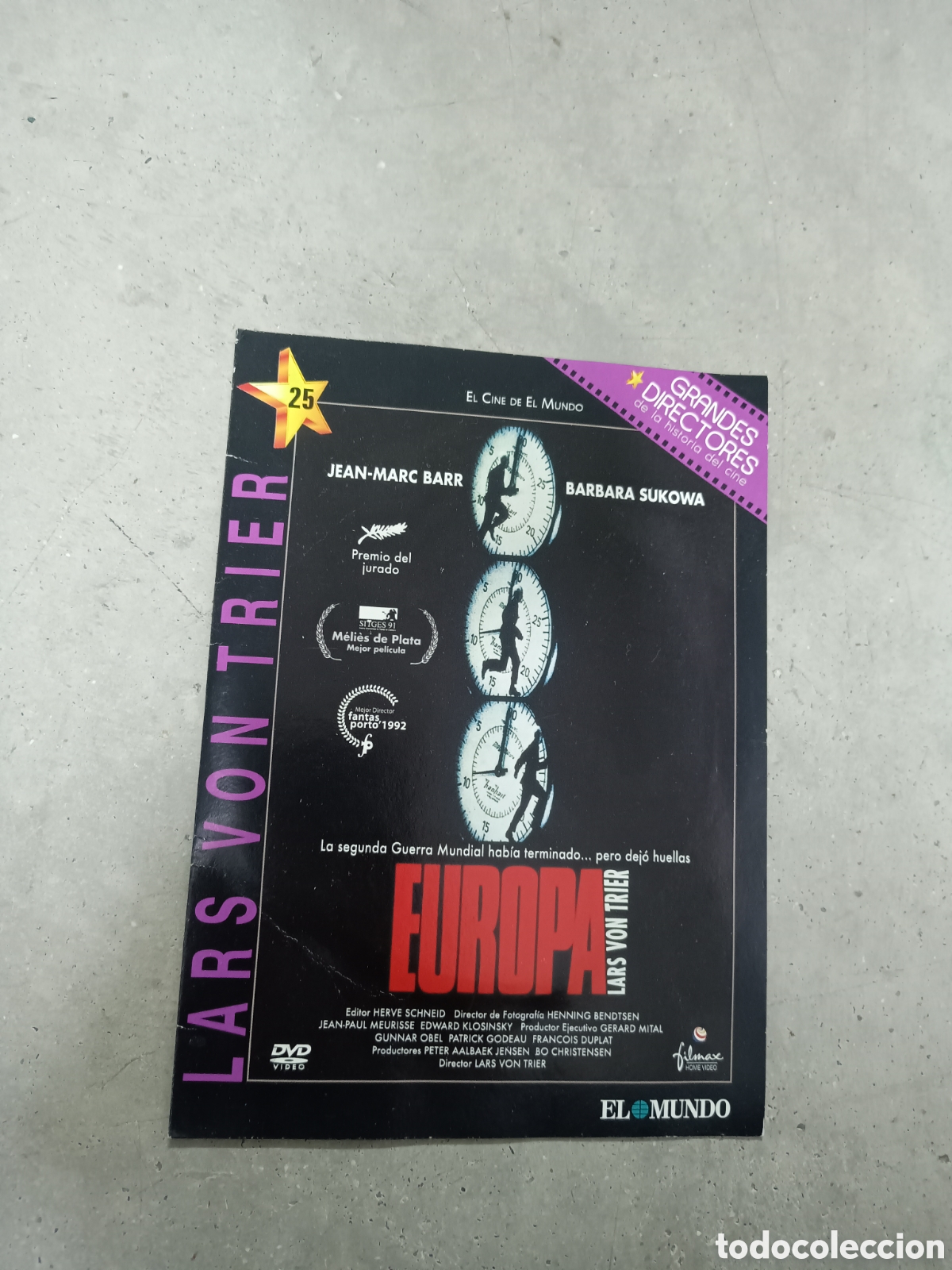 Cine: EUROPA - EL CINE DE EL MUNDO - GRANDES DIRECTORES N&ordm; 25 - DVD CART&Oacute;N