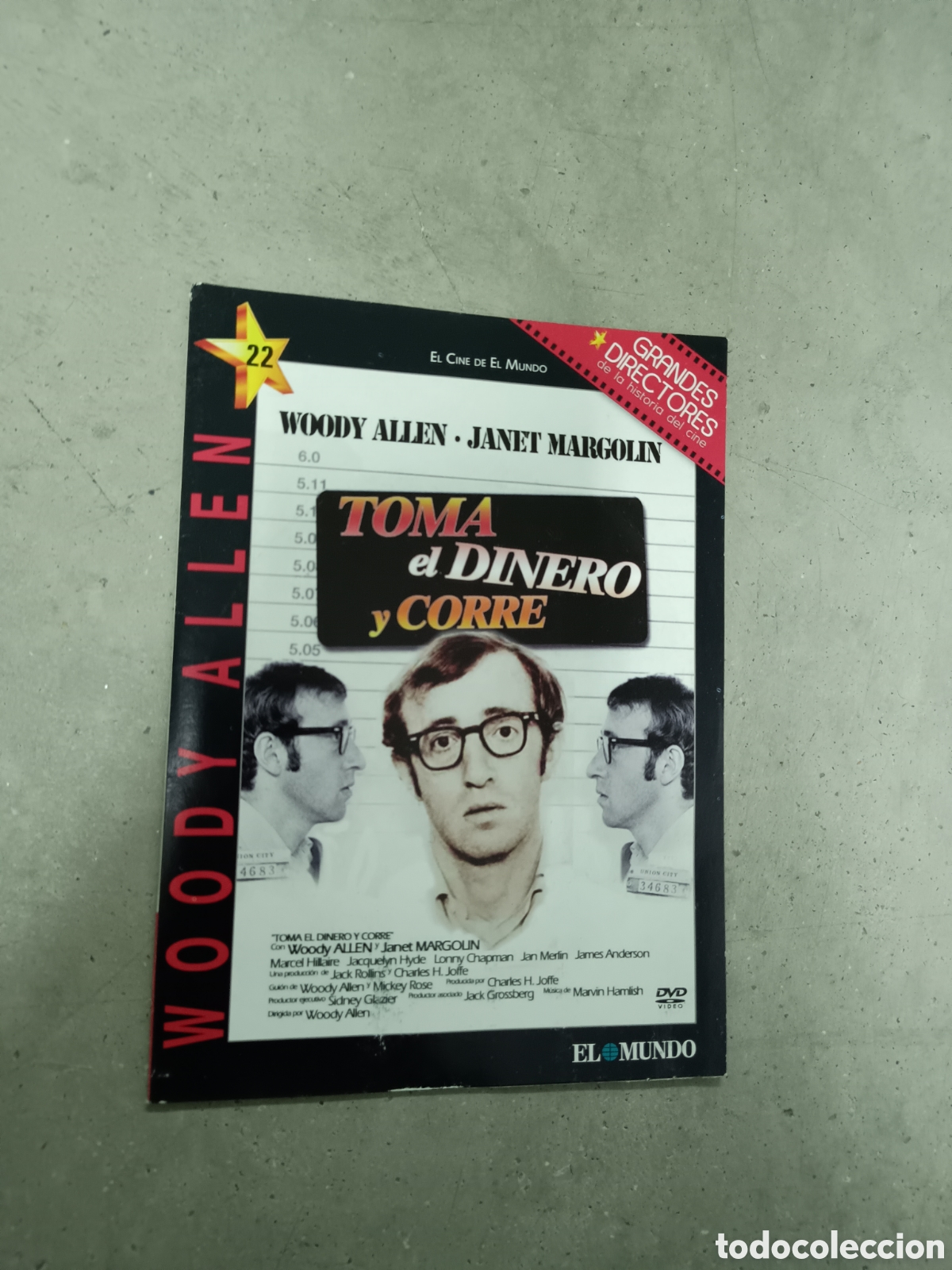 Cine: TOMA EL DINERO Y CORRE - EL CINE DE EL MUNDO - GRANDES DIRECTORES N&ordm; 22 - DVD CART&Oacute;N